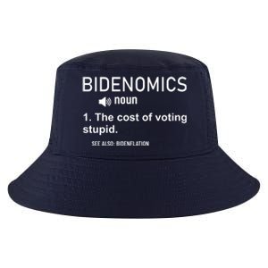 Bidenomics The Cost Of Voting Stupid Cool Comfort Performance Bucket Hat