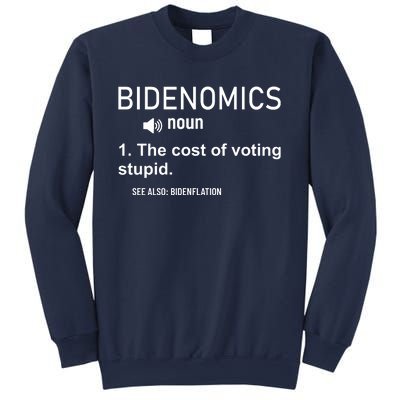 Bidenomics The Cost Of Voting Stupid Sweatshirt