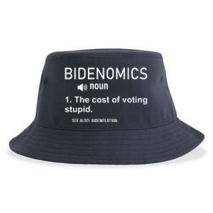 Bidenomics The Cost Of Voting Stupid Sustainable Bucket Hat