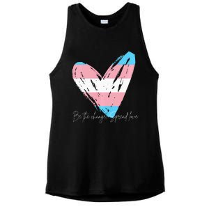 Be The Change Spread Love Ladies PosiCharge Tri-Blend Wicking Tank