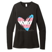 Be The Change Spread Love Womens CVC Long Sleeve Shirt