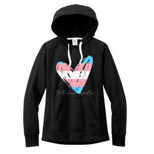 Be The Change Spread Love Women's Fleece Hoodie