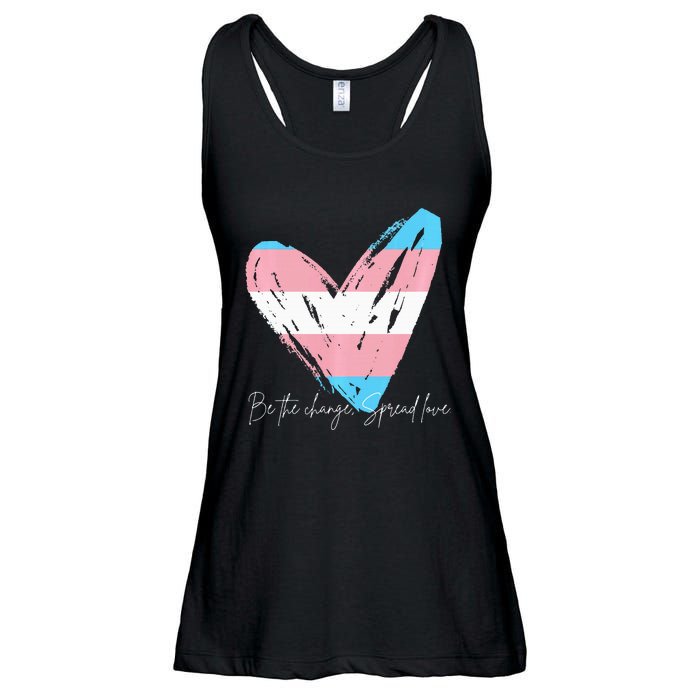 Be The Change Spread Love Ladies Essential Flowy Tank