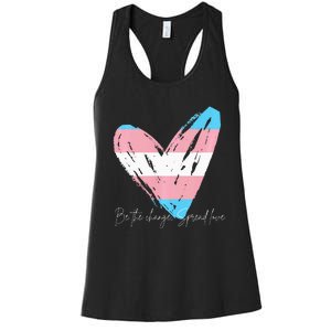 Be The Change Spread Love Women's Racerback Tank