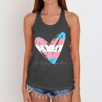 Be The Change Spread Love Women's Knotted Racerback Tank