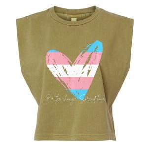 Be The Change Spread Love Garment-Dyed Women's Muscle Tee