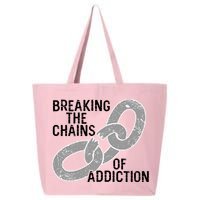 Breaking The Chains Of Addiction Aa Na Clean Sober Recovery Gift 25L Jumbo Tote