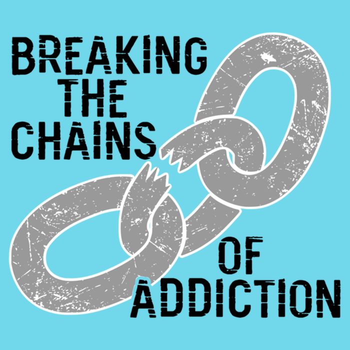 Breaking The Chains Of Addiction Aa Na Clean Sober Recovery Gift Kids T-Shirt