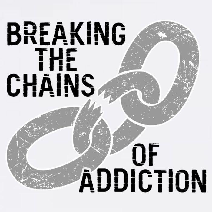 Breaking The Chains Of Addiction Aa Na Clean Sober Recovery Gift Cooling Performance Crew T-Shirt