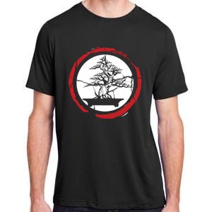 Bonsai Tree Circle Japanese Trees Meditation Yoga Buddhist Gift Adult ChromaSoft Performance T-Shirt