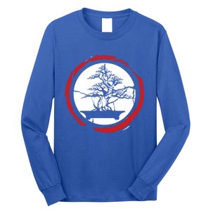 Bonsai Tree Circle Japanese Trees Meditation Yoga Buddhist Gift Long Sleeve Shirt