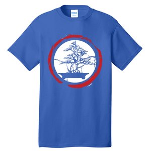 Bonsai Tree Circle Japanese Trees Meditation Yoga Buddhist Gift Tall T-Shirt