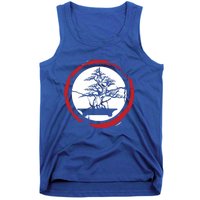 Bonsai Tree Circle Japanese Trees Meditation Yoga Buddhist Gift Tank Top