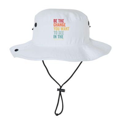 Be The Change You Want To See In The World Equality Gift Legacy Cool Fit Booney Bucket Hat