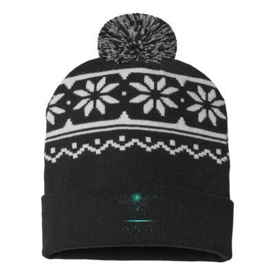 Binary Tree Coding Computer Programmer USA-Made Snowflake Beanie