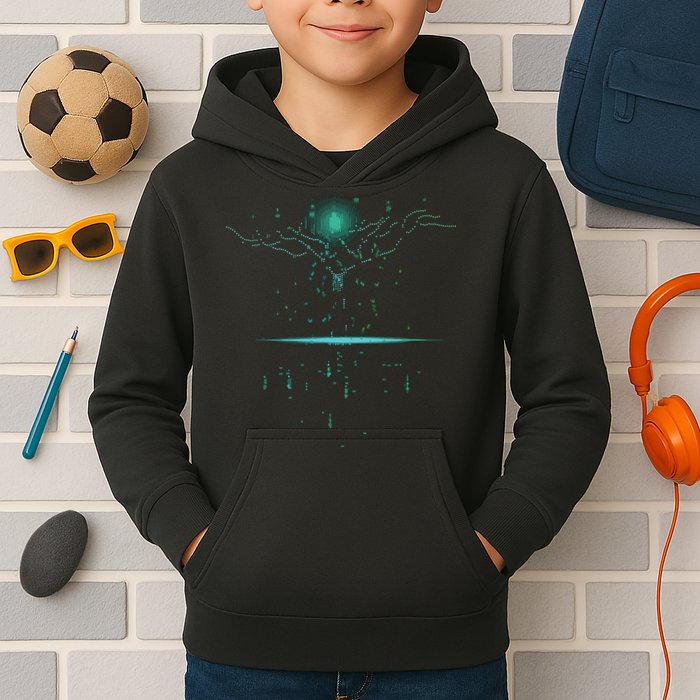 Binary Tree Coding Computer Programmer Kids Hoodie
