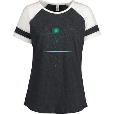 Binary Tree Coding Computer Programmer Enza Ladies Jersey Colorblock Tee