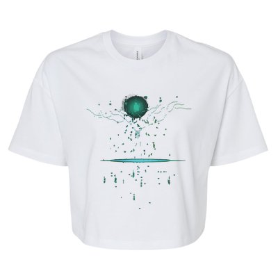 Binary Tree Coding Computer Programmer Bella+Canvas Jersey Crop Tee