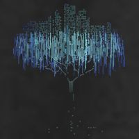 Binary Tree Coding Computer Programmer Funny Garment-Dyed Fleece Hoodie
