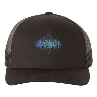 Binary Tree Coding Computer Programmer Funny Yupoong Adult 5-Panel Trucker Hat