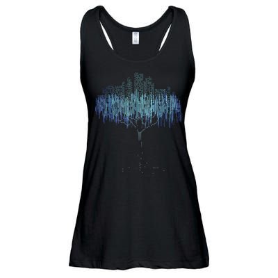 Binary Tree Coding Computer Programmer Funny Ladies Essential Flowy Tank