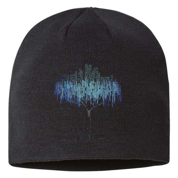Binary Tree Coding Computer Programmer Funny Sustainable Beanie