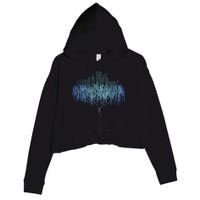 Binary Tree Coding Computer Programmer Funny Crop Fleece Hoodie