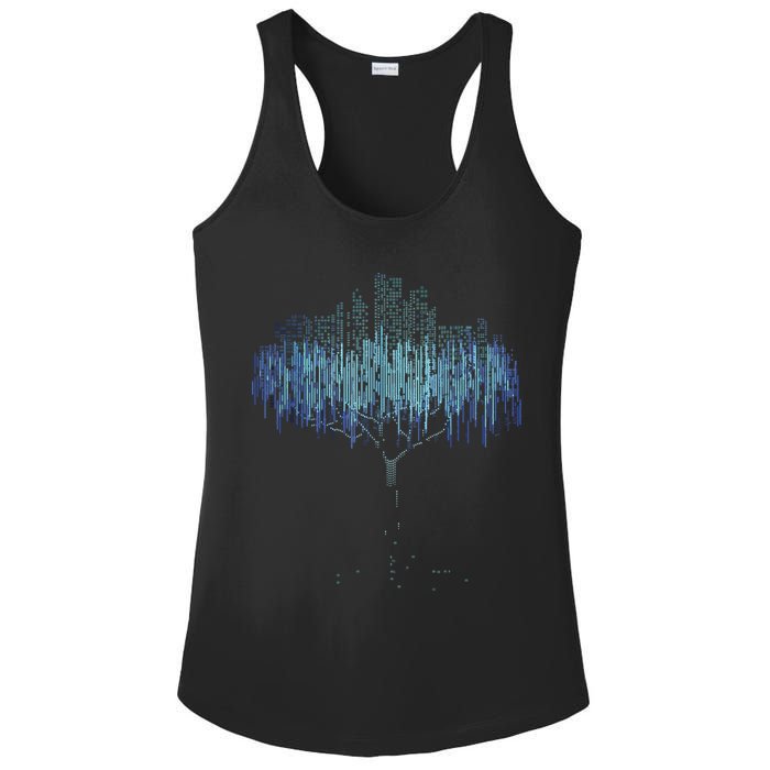 Binary Tree Coding Computer Programmer Funny Ladies PosiCharge Competitor Racerback Tank