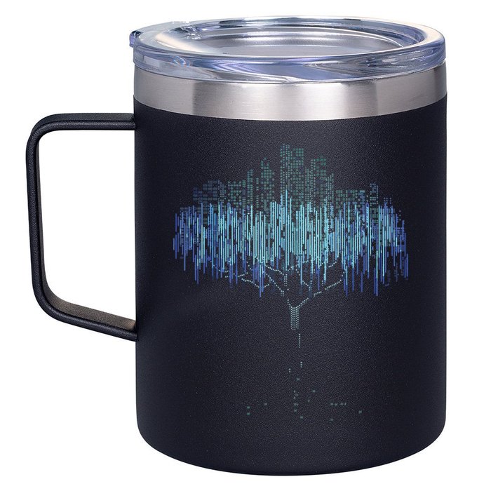 Binary Tree Coding Computer Programmer Funny 12oz Stainless Steel Coffee Mug