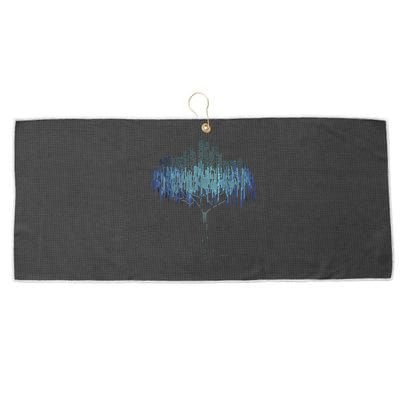 Binary Tree Coding Computer Programmer Funny Large Microfiber Waffle Golf Towel