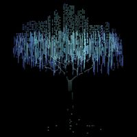 Binary Tree Coding Computer Programmer Funny Metallic Star Ornament