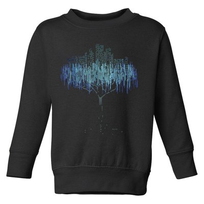 Binary Tree Coding Computer Programmer Funny Toddler Sweatshirt
