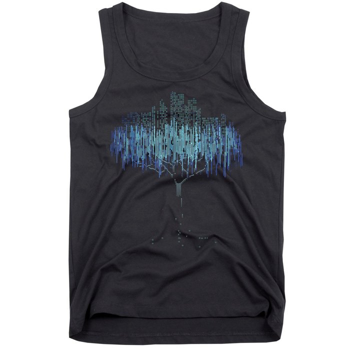 Binary Tree Coding Computer Programmer Funny Tank Top
