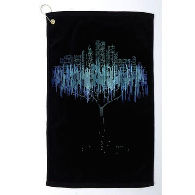 Binary Tree Coding Computer Programmer Funny Golf Towel