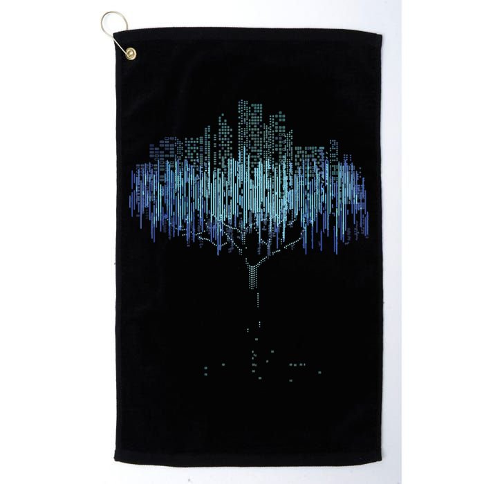 Binary Tree Coding Computer Programmer Funny Golf Towel