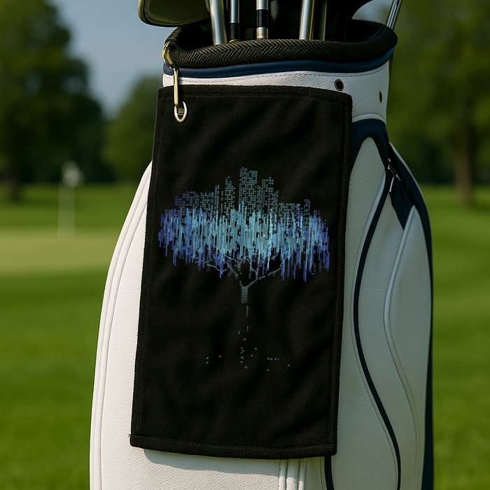 Binary Tree Coding Computer Programmer Funny Golf Towel