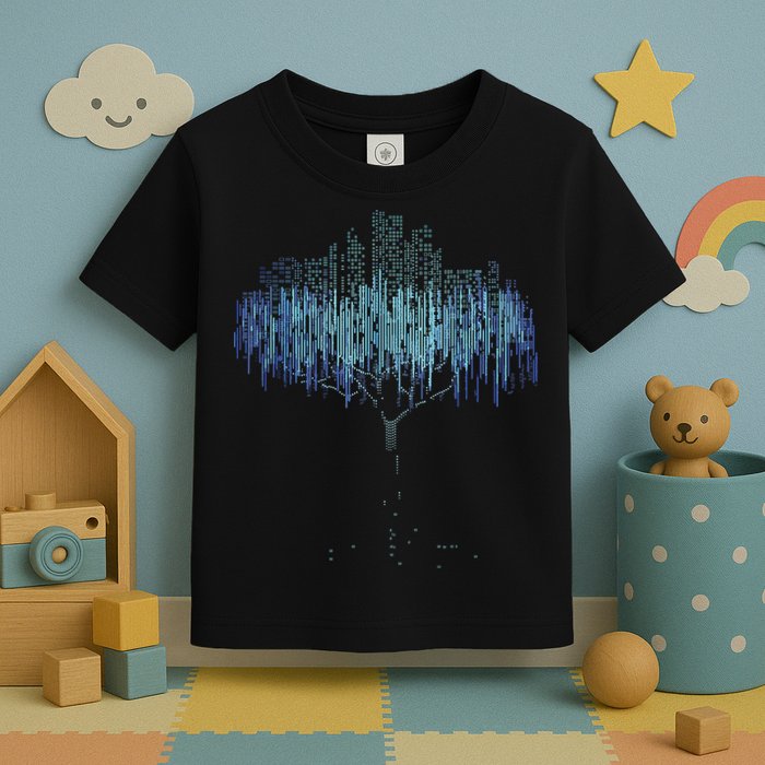 Binary Tree Coding Computer Programmer Funny Toddler T-Shirt