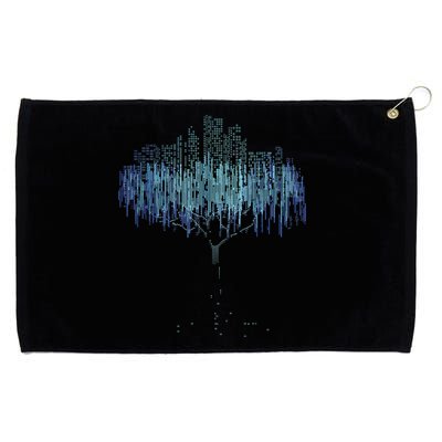 Binary Tree Coding Computer Programmer Funny Grommeted Golf Towel