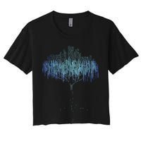 Binary Tree Coding Computer Programmer Funny Crop Top