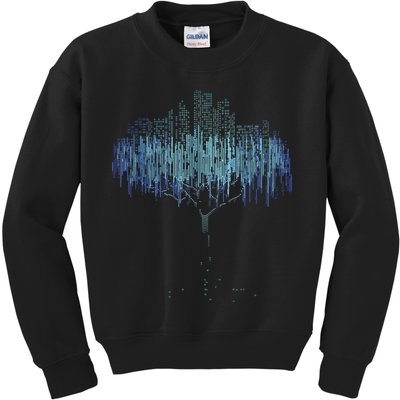 Binary Tree Coding Computer Programmer Funny Kids Sweatshirt