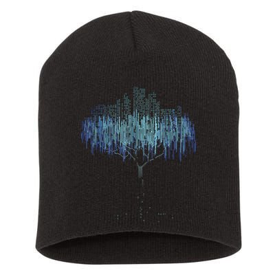 Binary Tree Coding Computer Programmer Funny Short Acrylic Beanie