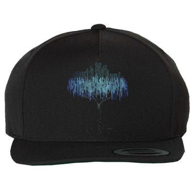 Binary Tree Coding Computer Programmer Funny Wool Snapback Cap