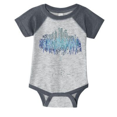 Binary Tree Coding Computer Programmer Funny Infant Baby Jersey Bodysuit