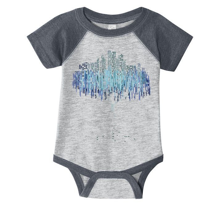 Binary Tree Coding Computer Programmer Funny Infant Baby Jersey Bodysuit