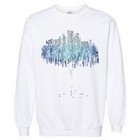 Binary Tree Coding Computer Programmer Funny Garment-Dyed Sweatshirt