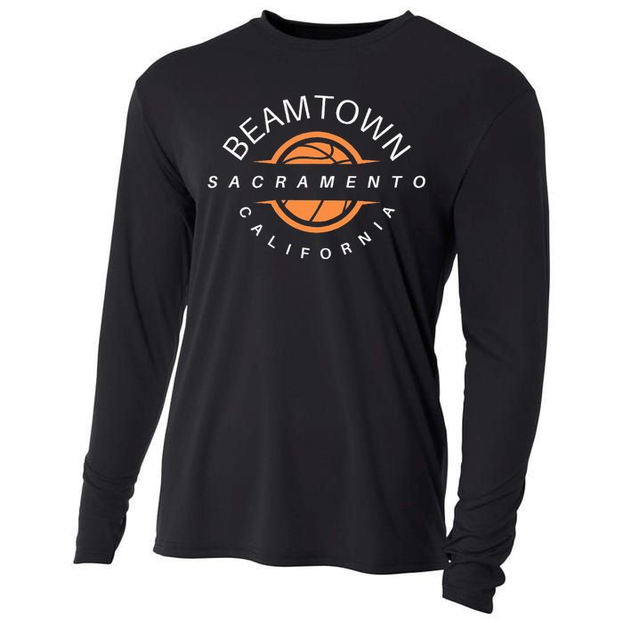 Beam Town City Swish Sacramento California Cooling Performance Long Sleeve Crew