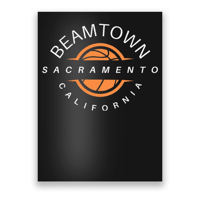 Beam Town City Swish Sacramento California Poster