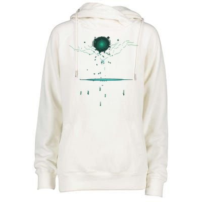 Binary Tree Coding Computer Programmer Womens Funnel Neck Pullover Hood
