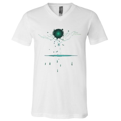 Binary Tree Coding Computer Programmer V-Neck T-Shirt