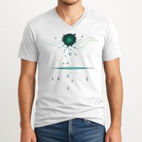 Binary Tree Coding Computer Programmer V-Neck T-Shirt